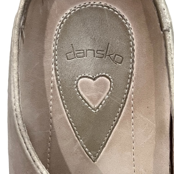 Dansko Leather Taupe Slip-On Mules Size 40 Women's - Picture 2 of 9